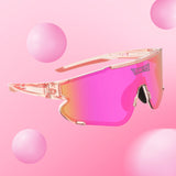 Losreyes Elevate sunglasses in Bubble Gum pink, surrounded by popping bubblegum.
