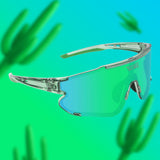 Losreyes Elevate sunglasses in Cactus green, with a fresh cactus-themed background.