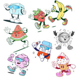 STICKERS CANDY