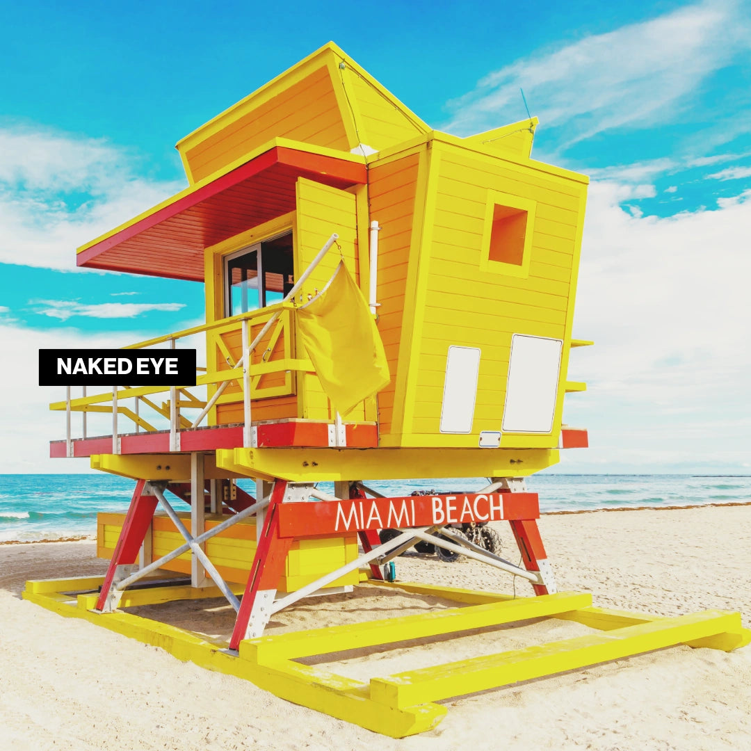 Without CORE+ Lens: LosReyes sunglasses without CORE+ lens for quality comparison.