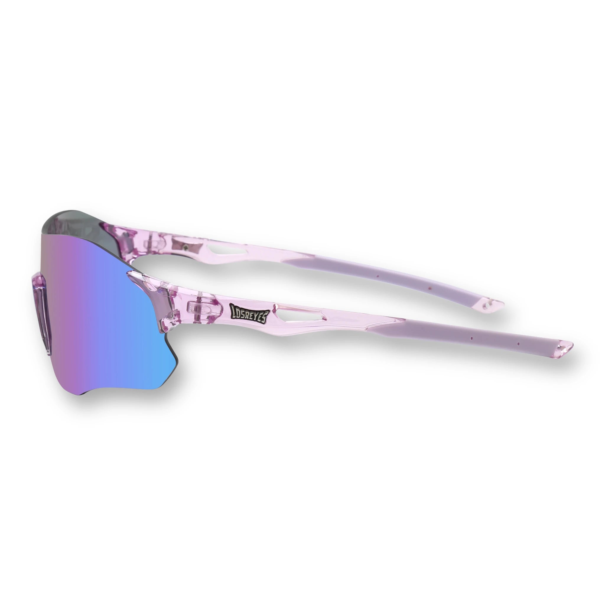 EDGE ROYAL purple lightweight performance running sunglasses side view