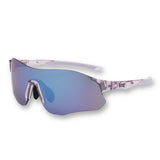 EDGE ROYAL purple lightweight performance running sunglasses side view