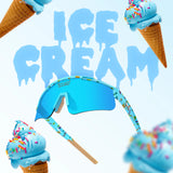 LosReyes Ice Cream sunglasses from the Candy Collection with blue frame and ice cream cones