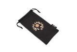 Jupiter inspired design from LosReyes Galaxy Collection on black sunglasses pouch
