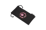 Venus inspired design from LosReyes Galaxy Collection on black sunglasses pouch