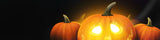 Three pumpkins with glowing eyes on a dark background LosReyes sport sunglasses buy one get one free