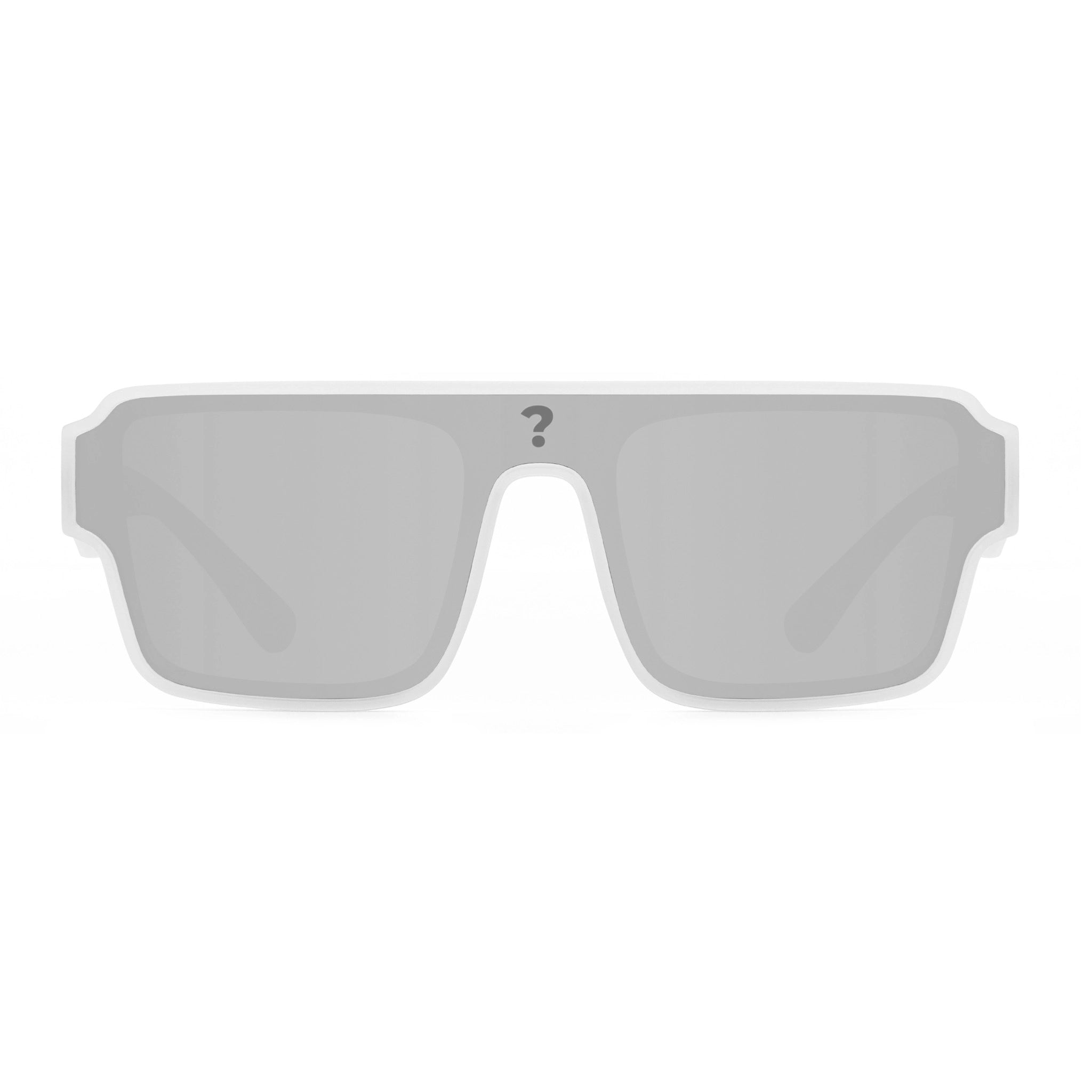 Mystery Lifestyle LosReyes Sunglasses with a reflective lens on a white background