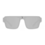 Mystery Lifestyle LosReyes Sunglasses with a reflective lens on a white background