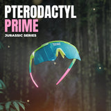 Pterodactyl Prime sport sunglasses with an anti-sweat, anti-fog shield lens built for long-distance running in humid conditions, offering stable fit and clear vision.