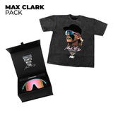 Max Clark Signature Pack featuring limited edition black graphic tee with Max Clark portrait and custom LosReyes sunglasses.
