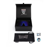 SHOWTIME Max Clark Tiger Reversed sunglasses in holiday exclusive box with accessories